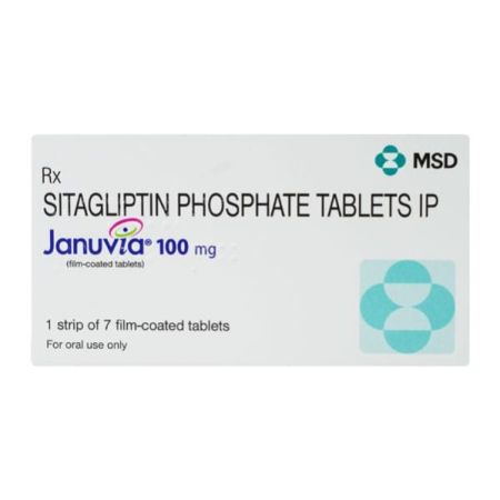 Januvia 100mg Tablet 7'S