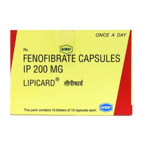 Lipicard 200mg Capsule 10'S