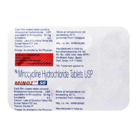 Minoz 50mg Tablet 10'S