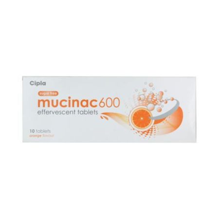 Mucinac 600mg Sugar Free Tablet 10'S